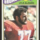 Denver Broncos Lyle Alzado 1977 Topps Football Card # 386