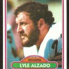 Cleveland Browns Lyle Alzado 1980 Topps Football Card # 220
