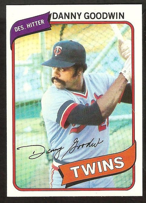 Minnesota Twins Danny Goodwin 1980 Topps Baseball Card # 362 nr mt