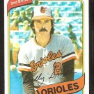 Baltimore Orioles Billy Smith 1980 Topps Baseball Card # 367 nr mt