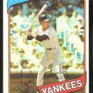 New York Yankees Fred Stanley 1980 Topps Baseball Card # 387 nr mt New York Yankees Fred Stanley 1980 Topps Baseball Card # 387 nr mt