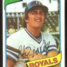 Kansas City Royals Pete LaCock 1980 Topps Baseball Card # 389 nr mt