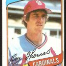 St Louis Cardinals Roy Lee Thomas 1980 Topps Baseball Card # 397 nr mt St Louis Cardinals Roy Lee Thomas 1980 Topps Baseball Card # 397 nr mt