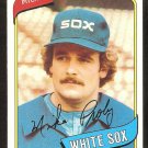 Chicago White Sox Mike Proly 1980 Topps Baseball Card # 399 nr mt