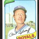 Kansas City Royals Paul Splittorff 1980 Topps Baseball Card # 409 nr mt Kansas City Royals Paul Splittorff 1980 Topps Baseball Card # 409 nr mt