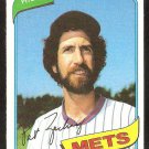 New York Mets Pat Zachry 1980 Topps Baseball Card #428 nr mt New York Mets Pat Zachry 1980 Topps Baseball Card #428 nr mt