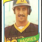 San Diego Padres Billy Almon 1980 Topps Baseball Card #436 ex