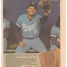Kansas City Royals George Brett 1984 The Sporting News Wilson Glove Ad