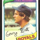Kansas City Royals George Brett 1980 Topps Baseball Card #450 ex Kansas City Royals George Brett 1980 Topps Baseball Card #450 ex