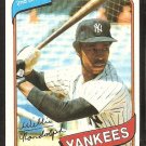 New York Yankees Willie Randolph 1980 Topps Baseball Card # 460 ex/nm