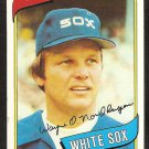 Chicago White Sox Wayne Nordhagen 1980 Topps Baseball Card # 487 nr mt