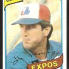 Montreal Expos Jim Mason 1980 Topps Baseball Card # 497 nr mt