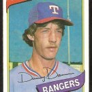 Texas Rangers Danny Darwin 1980 Topps Baseball Card # 498 nr mt