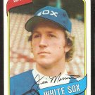 Chicago White Sox Jim Morrison 1980 Topps Baseball Card # 522