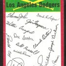 Los Angeles Dodgers Red Team Checklist 1974 Topps Baseball Card unmarked