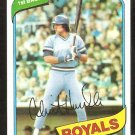 Kansas City Royals Clint Hurdle 1980 Topps Baseball Card # 525 nr mt