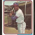 Texas Rangers Alex Johnson 1974 Topps Baseball Card # 107
