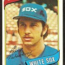 Chicago White Sox Bill Nahorodny 1980 Topps Baseball Card # 552 nr mt