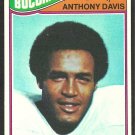 Tampa Bay Buccaneers Bucs Anthony Davis 1977 Topps Football Card 96 ex/em