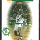 Boston Celtics 1995 Pocket Schedule Dee Brown Bob Cousy Tom Heinsohn