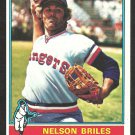Texas Rangers Nelson Briles 1976 Topps Baseball Card 569 nr mt