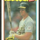 OAKLAND ATHLETICS MARK McGWIRE 1987 FLEER BASEBALLS BEST # 26 OAKLAND ATHLETICS MARK McGWIRE 1987 FLEER BASEBALLS BEST # 26
