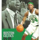 BOSTON CELTICS 2004 - 2005 POCKET SCHEDULE PURE BASKETBALL PAUL PIERCE DOC RIVERS Ricky Davis BOSTON CELTICS 2004 - 2005 POCKET SCHEDULE PURE BASKETBALL PAUL PIERCE DOC RIVERS Ricky Davis