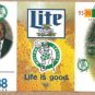 Boston Celtics 1995 Pocket Schedule Dee Brown Bob Cousy Tom Heinsohn