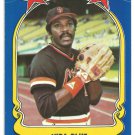 San Francisco Giants Vida Blue 1981 Fleer Star Sticker Baseball Card # 63 San Francisco Giants Vida Blue 1981 Fleer Star Sticker Baseball Card # 63