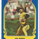 Pittsburgh Pirates Jim Bibby 1981 Fleer Star Sticker Baseball Card # 65