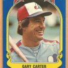 Montreal Expos Gary Carter 1981 Fleer Star Sticker Baseball Card # 73
