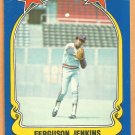 Texas Rangers Ferguson Jenkins 1981 Fleer Star Sticker Baseball Card # 84