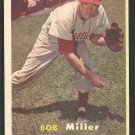 Philadelphia Phillies Bob Miller 1957 Topps Baseball Card # 46 ex mt