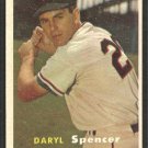 New York Giants Daryl Spencer 1957 Topps Baseball Card # 49 ex