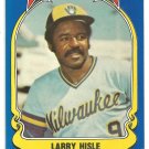 Milwaukee Brewers Larry Hisle 1981 Fleer Star Sticker Baseball Card # 96