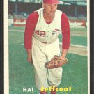 Cincinnati Reds Hal Jeffcoat 1957 Topps Baseball Card # 93 ex/nm