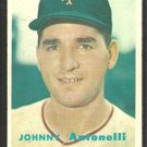 New York Giants Johnny Antonelli 1957 Topps Baseball Card # 105 ex