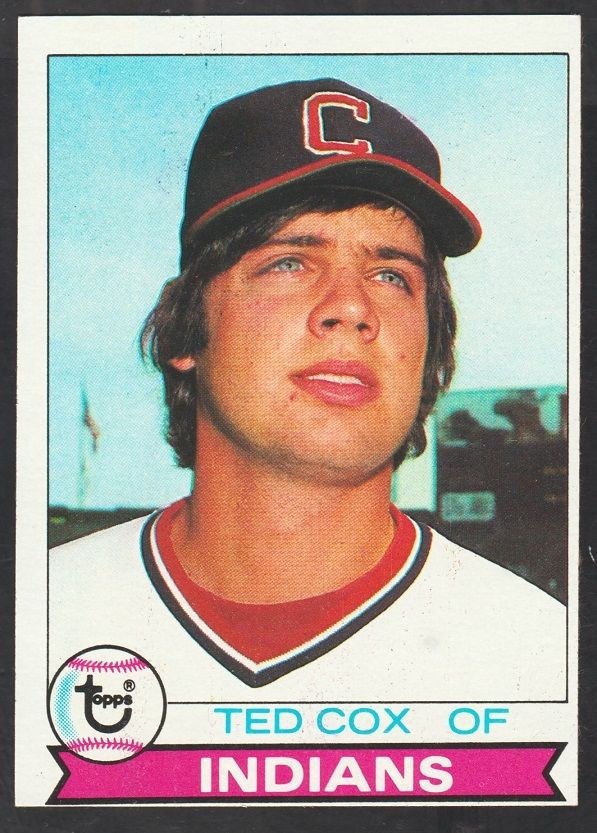 Cleveland Indians Ted Cox 1979 Topps Baseball Card 79 nr mt