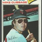 Minnesota Twins Mike Cubbage 1977 Topps Baseball Card 149 g/vg Minnesota Twins Mike Cubbage 1977 Topps Baseball Card 149 g/vg