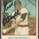 Rico Petrocelli Autograph Signed 1975 Hostess Baseball Card #132