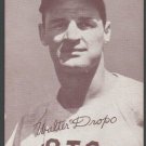 BOSTON RED SOX WALTER DROPO 1947 – 1966 EXHIBIT SUPPLY CARD