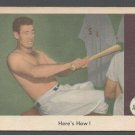 1959 FLEER TED WILLIAMS # 74 HERE’S HOW! EX MT OC BOSTON RED SOX