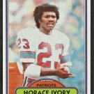 New England Patriots Horace Ivory 1980 Topps Football Card #208 nr mt