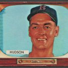 BOSTON RED SOX SID HUDSON 1955 BOWMAN # 318