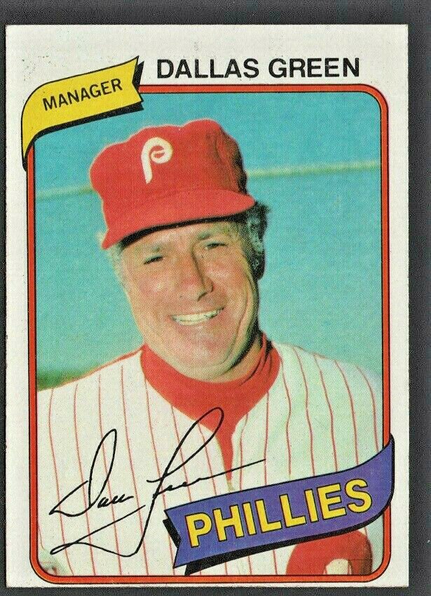 1980 Topps Burger King Baseball Card 1 Philadelphia Phillies Dallas 