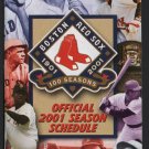 Boston Red Sox 2001 Pocket Schedule Babe Ruth Ted Williams Jim Rice Smokey Joe Wood Boston Red Sox 2001 Pocket Schedule Babe Ruth Ted Williams Jim Rice Smokey Joe Wood