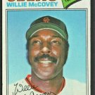 SAN FRANCISCO GIANTS WILLIE McCOVEY 1977 TOPPS # 547 SAN FRANCISCO GIANTS WILLIE McCOVEY 1977 TOPPS # 547