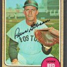 BOSTON RED SOX RUSS GIBSON (deceased) AUTOGRAPHED 1968 TOPPS # 297