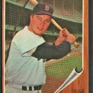 BOSTON RED SOX RUSS NIXON 1962 TOPPS BASEBALL CARD # 523 SHORT PRINT