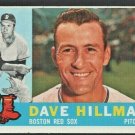 BOSTON RED SOX DAVE HILLMAN 1960 TOPPS BASEBALL CARD # 68